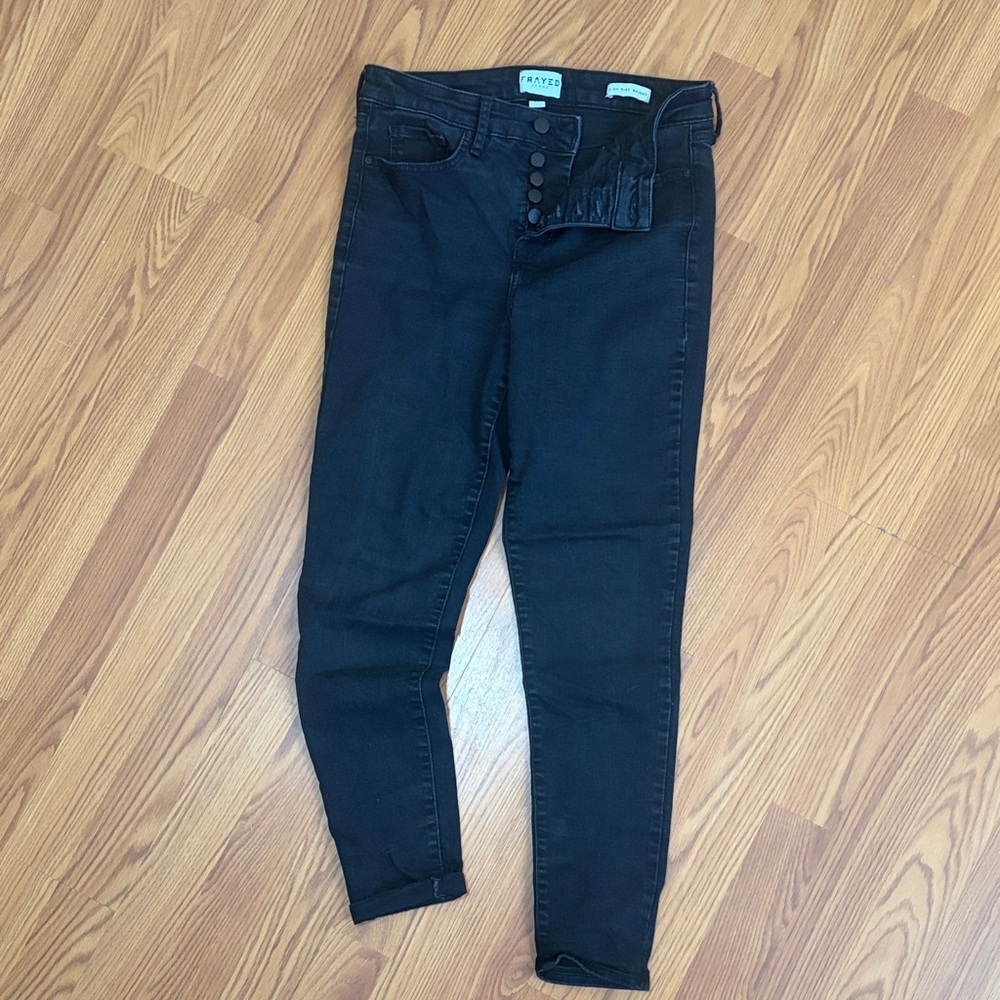 KanCan Women's High Rise Dark Jeans